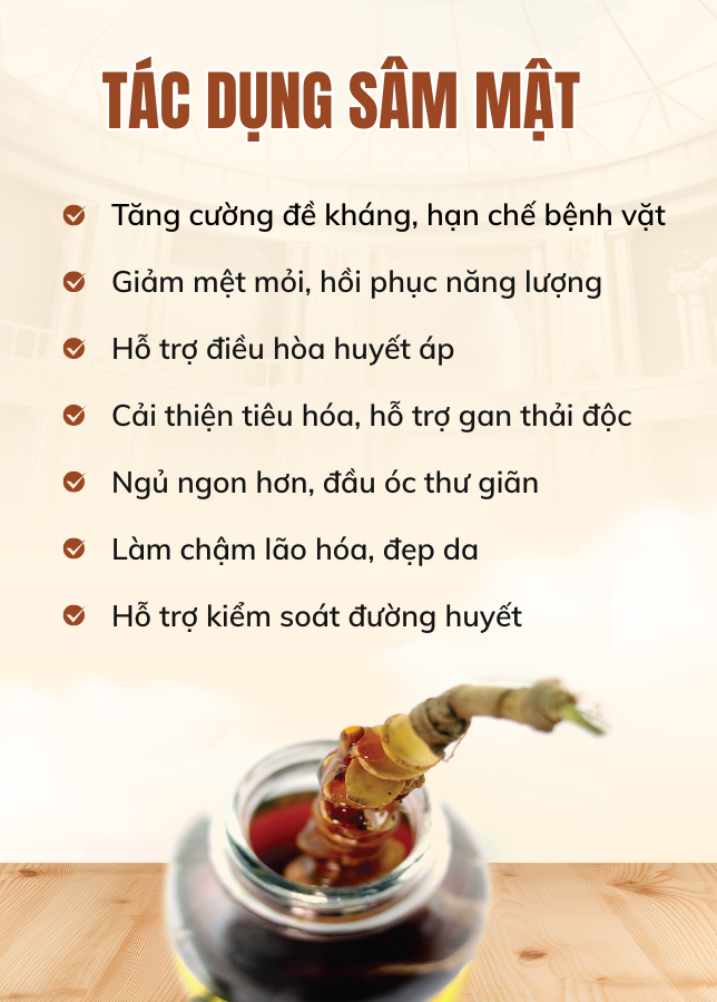 Tác dụng của sâm Ngọc Linh ngâm mật ong